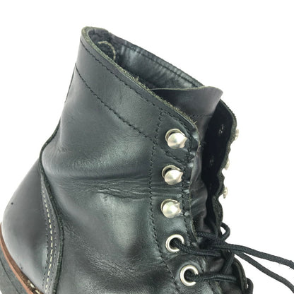 【中古品】【メンズ】 RED WING レッドウィング IRON RANGER 8084 アイアンレンジャー レースアップブーツ シューズ 靴 164-250828-yy-09-tag サイズ：26cm カラー：ブラック 万代Net店
