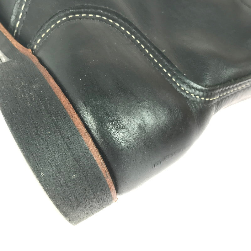【中古品】【メンズ】 RED WING レッドウィング IRON RANGER 8084 アイアンレンジャー レースアップブーツ シューズ 靴 164-250828-yy-09-tag サイズ：26cm カラー：ブラック 万代Net店