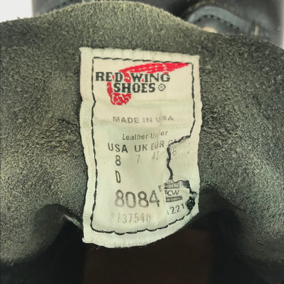 【中古品】【メンズ】 RED WING レッドウィング IRON RANGER 8084 アイアンレンジャー レースアップブーツ シューズ 靴 164-250828-yy-09-tag サイズ：26cm カラー：ブラック 万代Net店