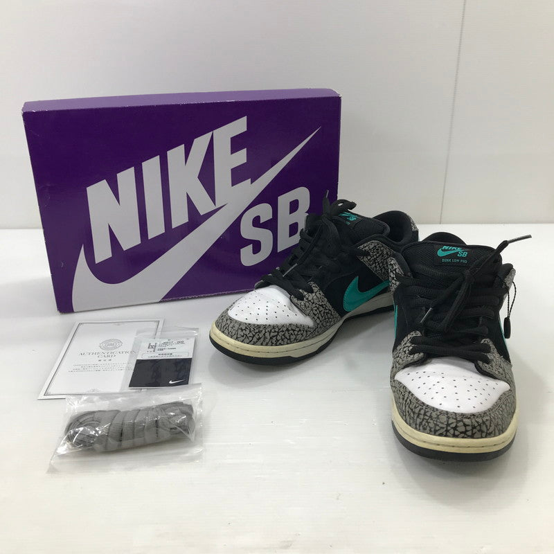 【中古品】【メンズ】 NIKE SB ナイキエスビー DUNK LOW PRO ATMOS BQ6817-009 ダンク ロー プロ アトモス スニーカー 靴 160-250827-hi-12-tag サイズ：28cm US 10 カラー：MEDIUM GREY/CLEAR JADE 万代Net店