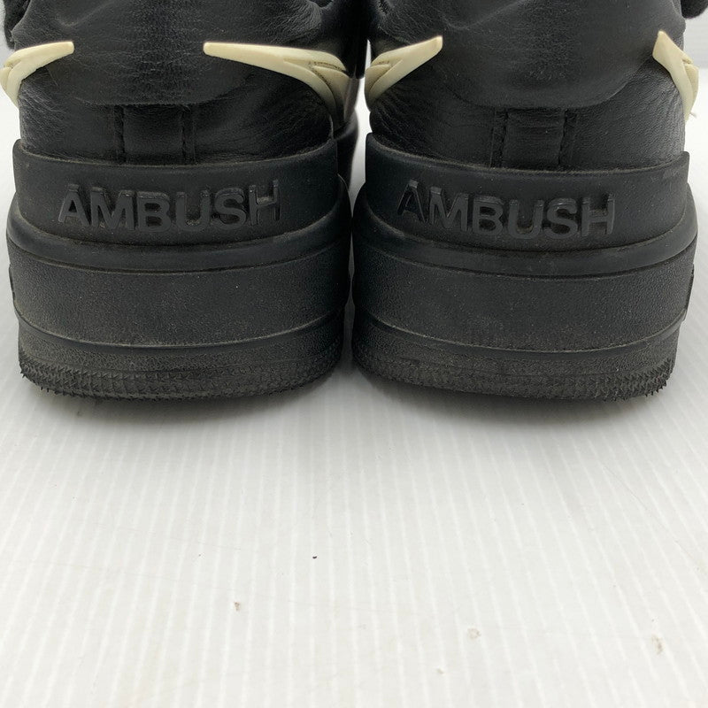 【中古品】【メンズ】 AMBUSH アンブッシュ × NIKE ナイキ コラボ AIR FORCE 1 LOW BLACK DV3464-001 エアフォース1 ロー ブラック スニーカー 靴 160-250828-rt-12-tag サイズ：26.5cm US 8.5 カラー：AMBUSH BLACK 万代Net店