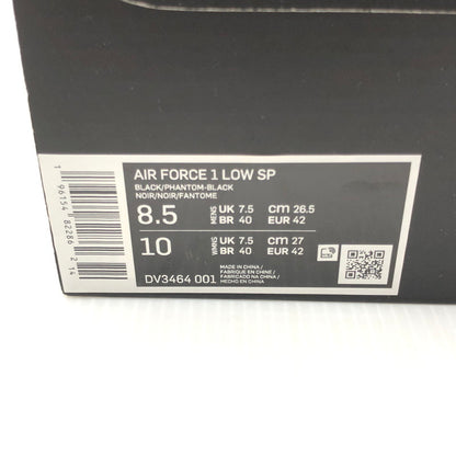 【中古品】【メンズ】 AMBUSH アンブッシュ × NIKE ナイキ コラボ AIR FORCE 1 LOW BLACK DV3464-001 エアフォース1 ロー ブラック スニーカー 靴 160-250828-rt-12-tag サイズ：26.5cm US 8.5 カラー：AMBUSH BLACK 万代Net店