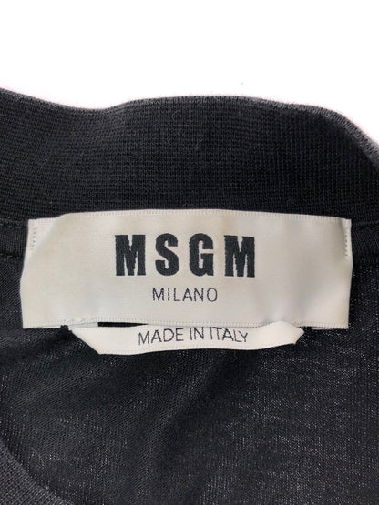 【中古品】【メンズ】 MSGM エムエスジーエム 20SS MULTI LOGO S/S TEE 2840MM101 マルチ ロゴ 半袖 Tシャツ トップス 141-260605-rt-03-tagh サイズ：M カラー：ブラック 万代Net店