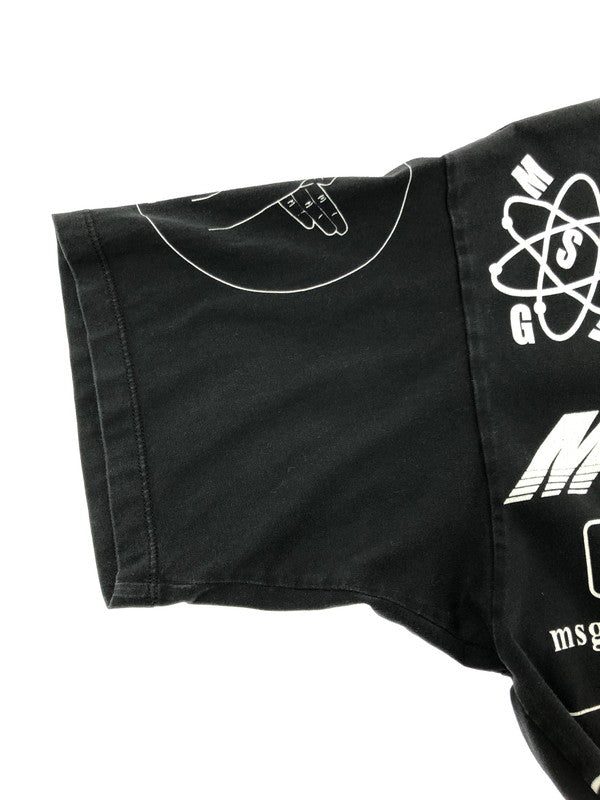 【中古品】【メンズ】 MSGM エムエスジーエム 20SS MULTI LOGO S/S TEE 2840MM101 マルチ ロゴ 半袖 Tシャツ トップス 141-260605-rt-03-tagh サイズ：M カラー：ブラック 万代Net店