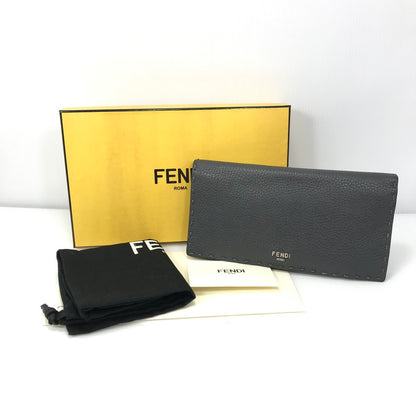 【中古品】【メンズ】 FENDI フェンディ LONG WALLET 7M0355-AP3B ロング ウォレット 二つ折り 長財布 181-250904-yy-17-tag カラー：グレー 万代Net店