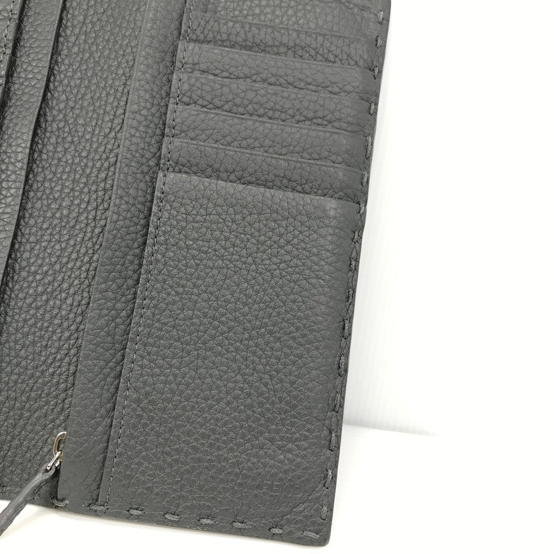 【中古品】【メンズ】 FENDI フェンディ LONG WALLET 7M0355-AP3B ロング ウォレット 二つ折り 長財布 181-250904-yy-17-tag カラー：グレー 万代Net店