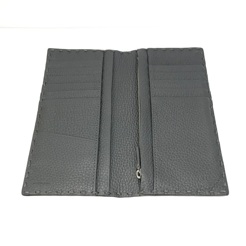 【中古品】【メンズ】 FENDI フェンディ LONG WALLET 7M0355-AP3B ロング ウォレット 二つ折り 長財布 181-250904-yy-17-tag カラー：グレー 万代Net店