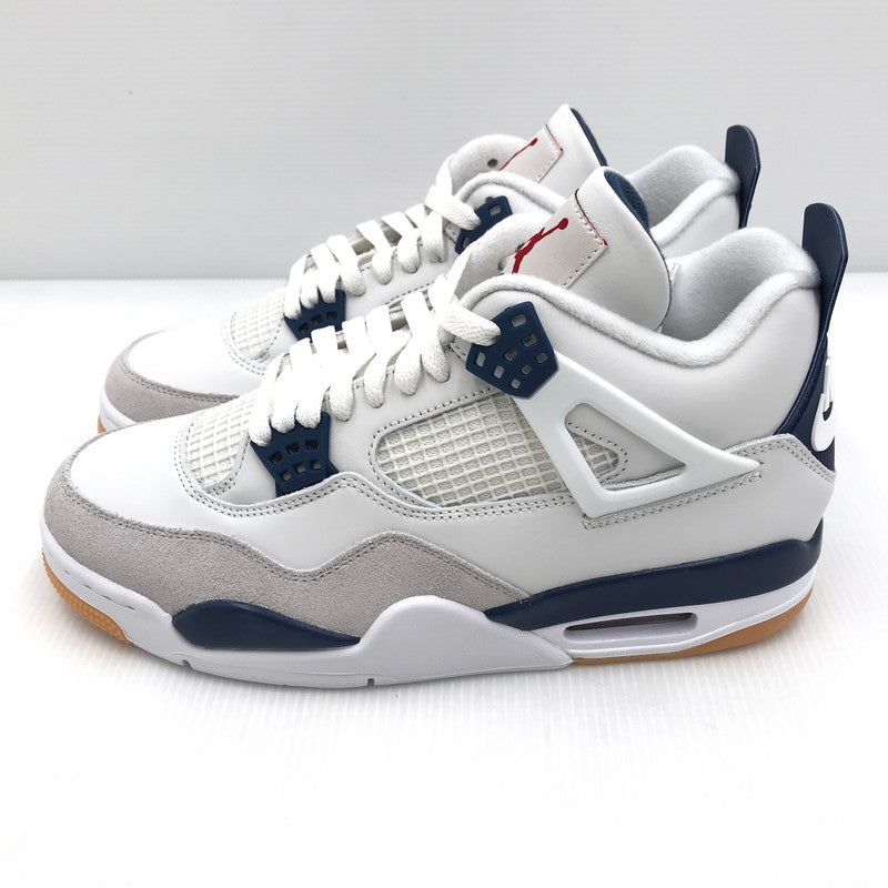 【中古美品】【メンズ】 NIKE SB ナイキエスビー AIR JORDAN 4 RETRO SP DR5415-100 エアジョーダン4 レトロ SP スニーカー 靴 160-250903-rt-17-tag サイズ：27cm US 9 カラー：スミット ホワイト/ホワイトネイビー 万代Net店