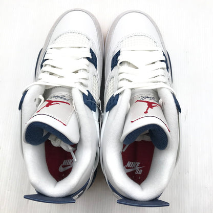 【中古美品】【メンズ】 NIKE SB ナイキエスビー AIR JORDAN 4 RETRO SP DR5415-100 エアジョーダン4 レトロ SP スニーカー 靴 160-250903-rt-17-tag サイズ：27cm US 9 カラー：スミット ホワイト/ホワイトネイビー 万代Net店