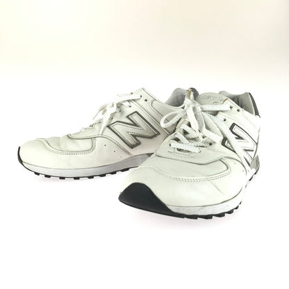 【中古品】【メンズ】 M576WWL イングランド製 スニーカー 靴 162-250911-yy-06-tag サイズ：US11D カラー：WHITE/GRAY 万代Net店