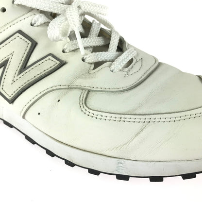 【中古品】【メンズ】 M576WWL イングランド製 スニーカー 靴 162-250911-yy-06-tag サイズ：US11D カラー：WHITE/GRAY 万代Net店