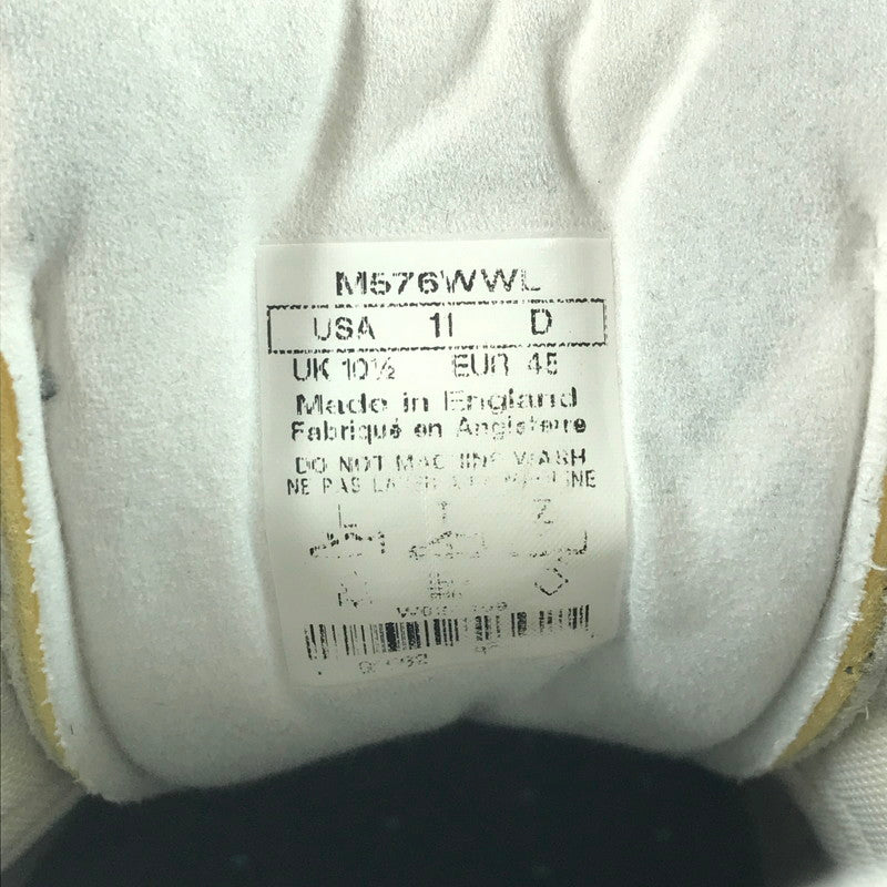 【中古品】【メンズ】 M576WWL イングランド製 スニーカー 靴 162-250911-yy-06-tag サイズ：US11D カラー：WHITE/GRAY 万代Net店