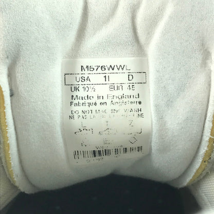 【中古品】【メンズ】 M576WWL イングランド製 スニーカー 靴 162-250911-yy-06-tag サイズ：US11D カラー：WHITE/GRAY 万代Net店
