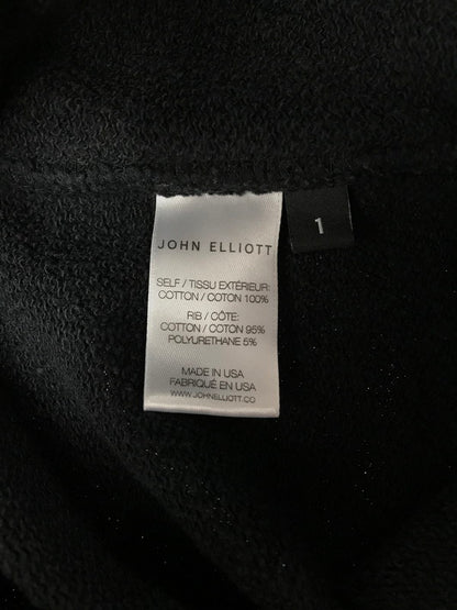 【中古品】【メンズ】 JOHN ELLIOTT ジョン エリオット SWEAT PANTS USA製 スウェット パンツ ボトムス 152-260523-rt-12-tagh サイズ：S カラー：ブラック 万代Net店