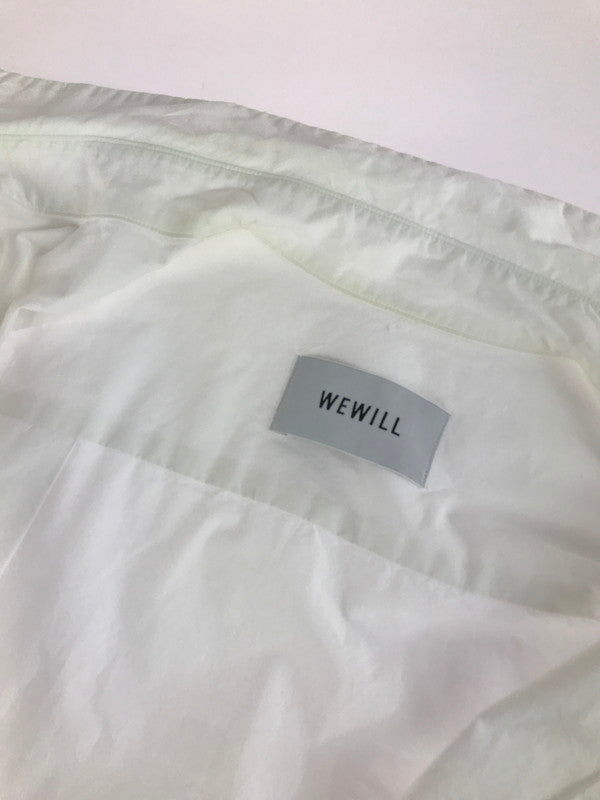 【中古品】【メンズ】 WEWILL ウィーウィル L/S SHIRT WHITE W-010-5007 ロングスリーブシャツ ホワイト 長袖シャツ トップス 140-250904-rt-02-tag サイズ：1 カラー：ホワイト 万代Net店