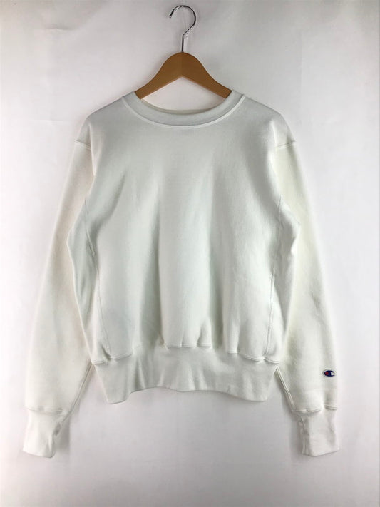 【中古品】【メンズ】 Champion チャンピオン REVERSE WEAVE CREWNECK SWEATSHIRT C5-U001 リバースウィーブ クルーネック スウェットシャツ 復刻 赤単色タグ トップス 148-250904-yy-07-tag サイズ：M カラー：ホワイト 万代Net店