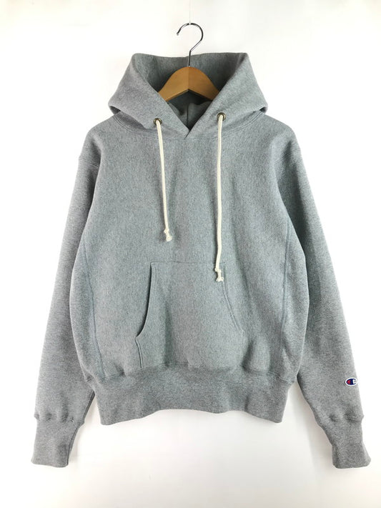 【中古品】【メンズ】 Champion チャンピオン REVERSE WEAVE HOODED SWEATSHIRT C5-U101 赤単色タグ USA製 リバースウィーブ フーデッド スウェットシャツ パーカー トップス 148-250904-rt-08-tag サイズ：M カラー：グレー 万代Net店