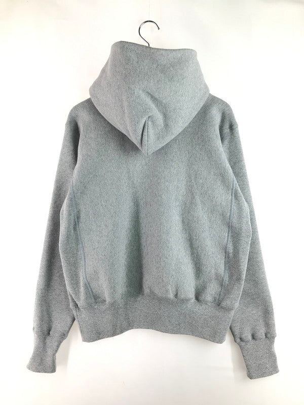 【中古品】【メンズ】 Champion チャンピオン REVERSE WEAVE HOODED SWEATSHIRT C5-U101 赤単色タグ USA製 リバースウィーブ フーデッド スウェットシャツ パーカー トップス 148-250904-rt-08-tag サイズ：M カラー：グレー 万代Net店