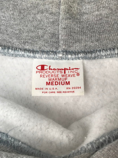 【中古品】【メンズ】 Champion チャンピオン REVERSE WEAVE HOODED SWEATSHIRT C5-U101 赤単色タグ USA製 リバースウィーブ フーデッド スウェットシャツ パーカー トップス 148-250904-rt-08-tag サイズ：M カラー：グレー 万代Net店