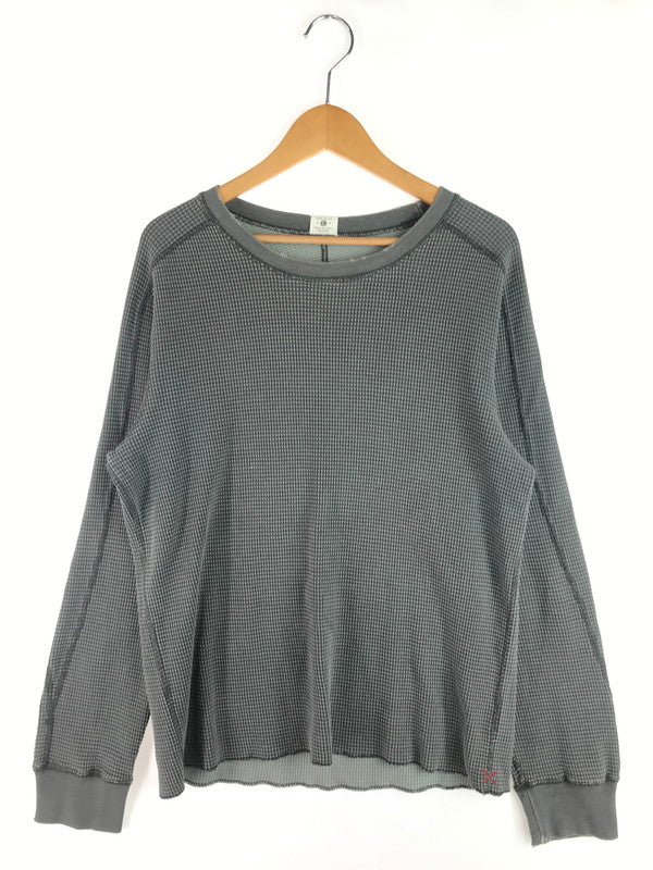 【中古品】【メンズ】 RRL ダブルアールエル WAFFLE L/S CUT AND SEW ワッフル ロングスリーブ カットソー 長袖 トップス 145-250904-yy-02-tag サイズ：L カラー：グレー 万代Net店