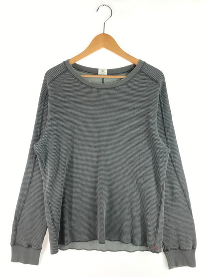 【中古品】【メンズ】 RRL ダブルアールエル WAFFLE L/S CUT AND SEW ワッフル ロングスリーブ カットソー 長袖 トップス 145-250904-yy-02-tag サイズ：L カラー：グレー 万代Net店