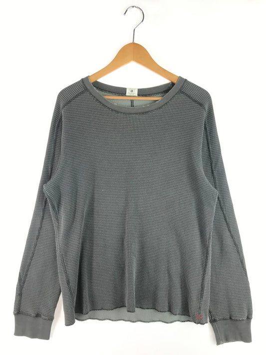 【中古品】【メンズ】 RRL ダブルアールエル WAFFLE L/S CUT AND SEW ワッフル ロングスリーブ カットソー 長袖 トップス 145-250904-yy-02-tag サイズ：L カラー：グレー 万代Net店