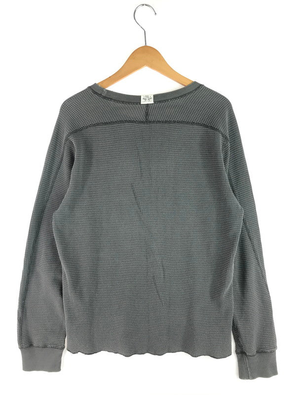【中古品】【メンズ】 RRL ダブルアールエル WAFFLE L/S CUT AND SEW ワッフル ロングスリーブ カットソー 長袖 トップス 145-250904-yy-02-tag サイズ：L カラー：グレー 万代Net店