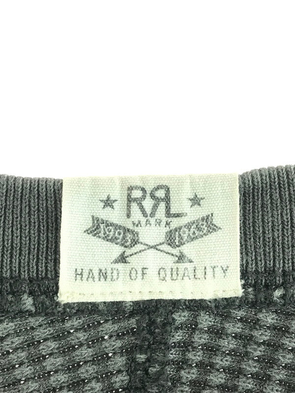 【中古品】【メンズ】 RRL ダブルアールエル WAFFLE L/S CUT AND SEW ワッフル ロングスリーブ カットソー 長袖 トップス 145-250904-yy-02-tag サイズ：L カラー：グレー 万代Net店