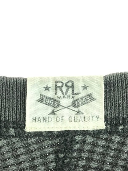 【中古品】【メンズ】 RRL ダブルアールエル WAFFLE L/S CUT AND SEW ワッフル ロングスリーブ カットソー 長袖 トップス 145-250904-yy-02-tag サイズ：L カラー：グレー 万代Net店