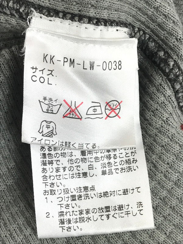 【中古品】【メンズ】 RRL ダブルアールエル WAFFLE L/S CUT AND SEW ワッフル ロングスリーブ カットソー 長袖 トップス 145-250904-yy-02-tag サイズ：L カラー：グレー 万代Net店