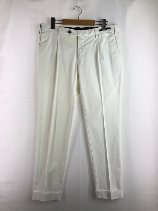 【中古品】【メンズ】 SUPER SLIM FIT STRETCH PANTS スーパースリムフィット スリム ストレッチ パンツ 152-260105-rt-05-tag サイズ：50 カラー：ホワイト 万代Net店