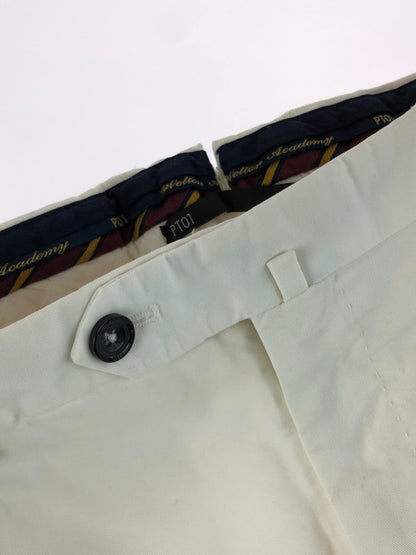 【中古品】【メンズ】 SUPER SLIM FIT STRETCH PANTS スーパースリムフィット スリム ストレッチ パンツ 152-260105-rt-05-tag サイズ：50 カラー：ホワイト 万代Net店