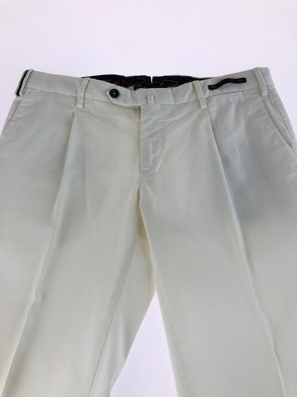 【中古品】【メンズ】 SUPER SLIM FIT STRETCH PANTS スーパースリムフィット スリム ストレッチ パンツ 152-260105-rt-05-tag サイズ：50 カラー：ホワイト 万代Net店