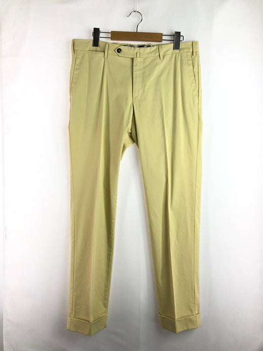 【中古品】【メンズ】 PT TORINO ピーティー トリノ SUPERSLIM FIT STRETCH PANTS CPDL01Z00PA2 スーパー スリムフィット ストレッチパンツ ボトムス 152-260105-rt-04-tag サイズ：50 カラー：イエロー 万代Net店