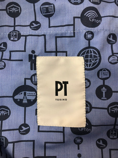 【中古品】【メンズ】 PT TORINO ﾋﾟｰﾃｨｰ トリノ SUPERSLIM FIT TECHNO WASHABLE WOOL SLACKS PANTS C0DSTVZA0TVN ウール スラックス パンツ ボトムス 152-260523-rt-13-tagh サイズ：52 カラー：ネイビー 万代Net店