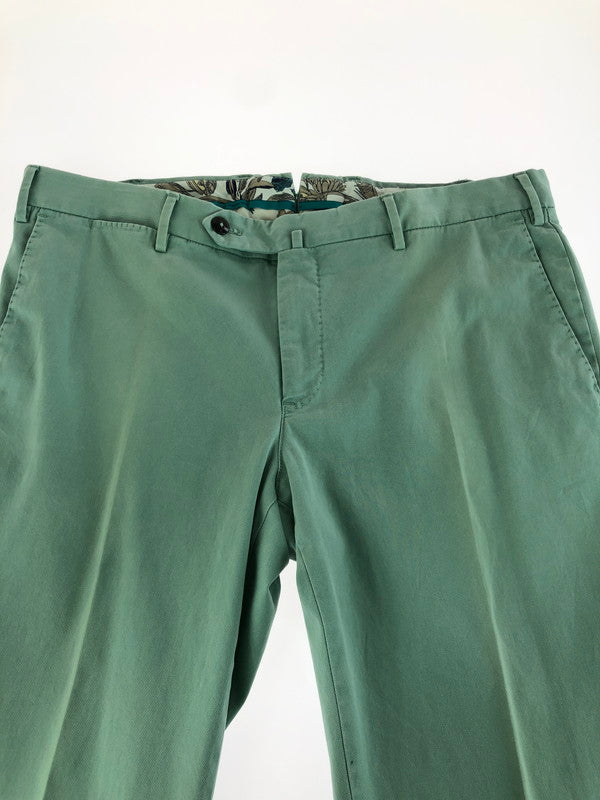【中古品】【メンズ】 PT TORINO ピーティー トリノ SUPERSLIM FIT STRETCH PANTS CPDL01Z00PA2 スーパー スリムフィット ストレッチパンツ ボトムス 152-260105-rt-03-tag サイズ：50 カラー：グリーン 万代Net店