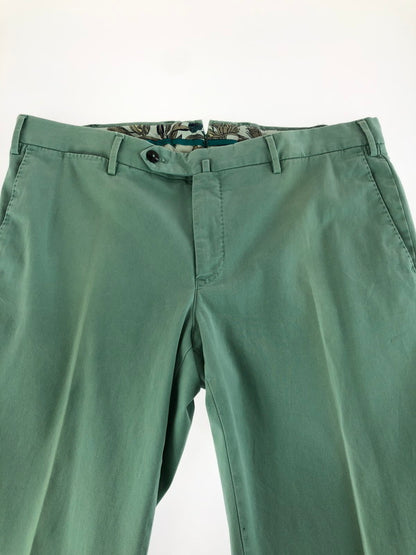 【中古品】【メンズ】 PT TORINO ピーティー トリノ SUPERSLIM FIT STRETCH PANTS CPDL01Z00PA2 スーパー スリムフィット ストレッチパンツ ボトムス 152-260105-rt-03-tag サイズ：50 カラー：グリーン 万代Net店