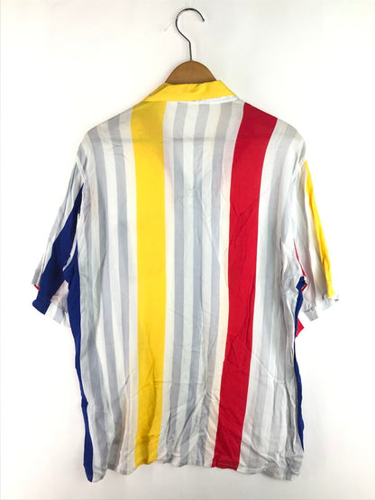【中古品】【メンズ】 YVES SAINT LAURENT イヴ・サンローラン CHEMISES 80年代 ヴィンテージ マルチストライプシャツ フランス製 トップス 141-250902-yy-20-tag サイズ：3 カラー：マルチカラー 万代Net店
