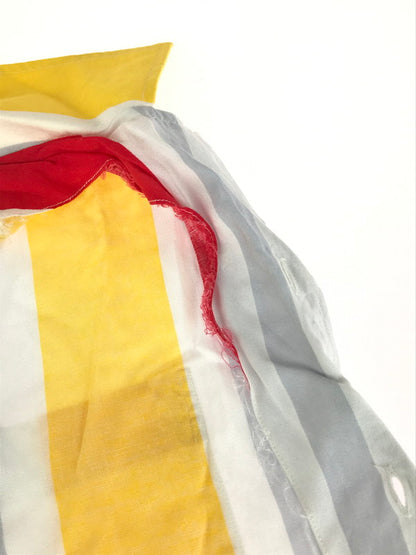 【中古品】【メンズ】 YVES SAINT LAURENT イヴ・サンローラン CHEMISES 80年代 ヴィンテージ マルチストライプシャツ フランス製 トップス 141-250902-yy-20-tag サイズ：3 カラー：マルチカラー 万代Net店