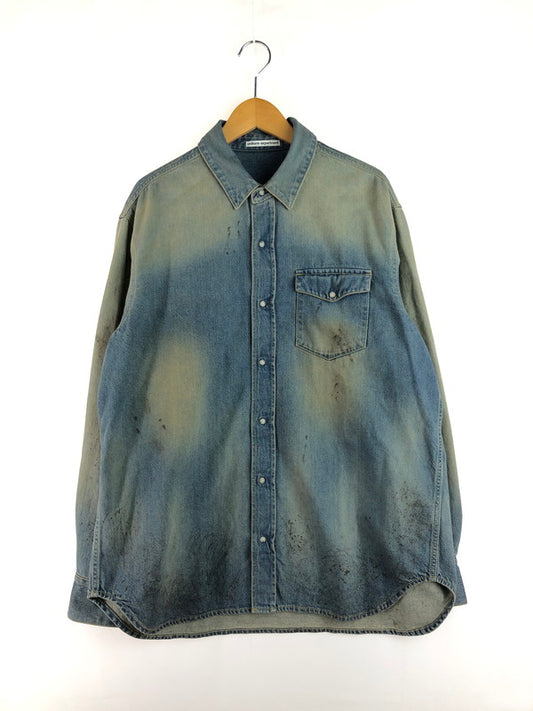 【中古品】【メンズ】 L/S DENIM SHIRT UE-242041 ロングスリーブ デニムシャツ 長袖シャツ トップス 142-250907-rt-09-tag サイズ：1 カラー：インディゴ 万代Net店