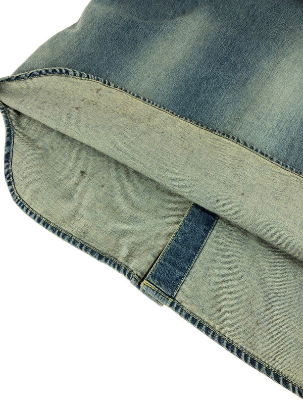 【中古品】【メンズ】 L/S DENIM SHIRT UE-242041 ロングスリーブ デニムシャツ 長袖シャツ トップス 142-250907-rt-09-tag サイズ：1 カラー：インディゴ 万代Net店