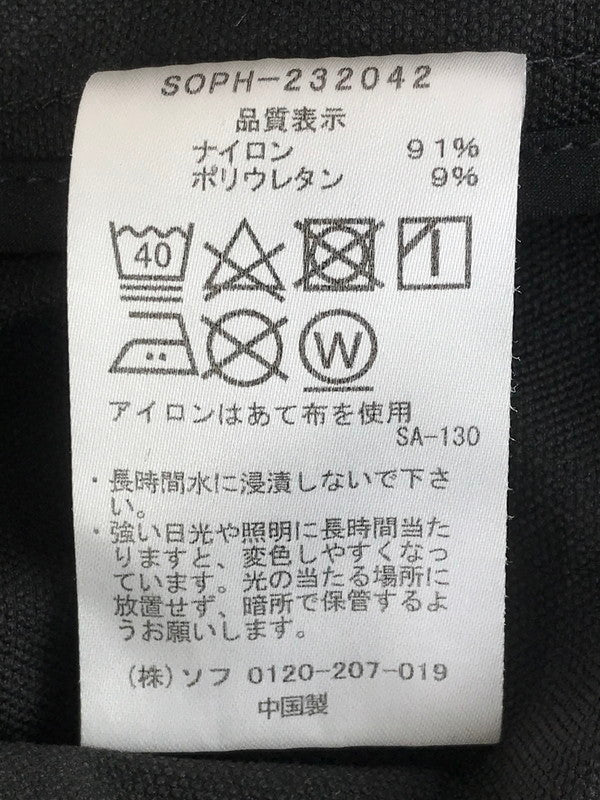 【中古品】【メンズ】 SOPHNET. ソフネット ZIP UP TECH CARDIGAN SOPH-232042 ジップアップテックカーディガン 142-250912-rt-07-tag サイズ：S カラー：ブラック 万代Net店