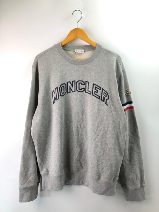 【中古品】【メンズ】 MONCLER モンクレール ARCHI LOGO SWEATSHIRT I10918G00005 アーチロゴ スウェットシャツ トレーナー トップス 141-250908-rt-03-tag サイズ：XL カラー：グレー 万代Net店