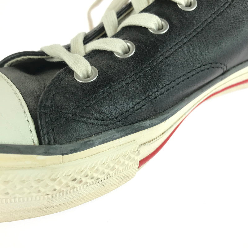 【中古品】【メンズ】 HYSTERIC GLAMOUR ヒステリックグラマー LEATHER HIGH TOP SNEAKERS レザーハイカットスニーカー シューズ 靴 162-250911-yy-09-tag サイズ：8 カラー：ブラック 万代Net店