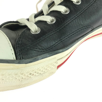 【中古品】【メンズ】 HYSTERIC GLAMOUR ヒステリックグラマー LEATHER HIGH TOP SNEAKERS レザーハイカットスニーカー シューズ 靴 162-250911-yy-09-tag サイズ：8 カラー：ブラック 万代Net店