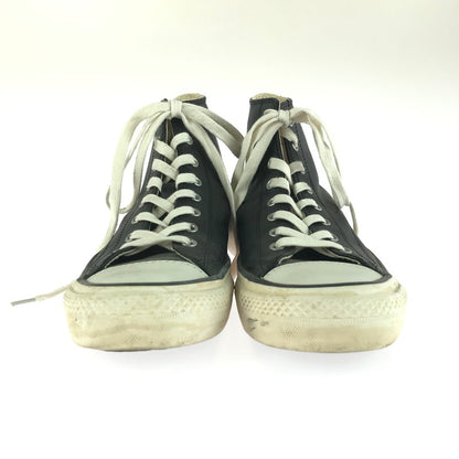 【中古品】【メンズ】 HYSTERIC GLAMOUR ヒステリックグラマー LEATHER HIGH TOP SNEAKERS レザーハイカットスニーカー シューズ 靴 162-250911-yy-09-tag サイズ：8 カラー：ブラック 万代Net店
