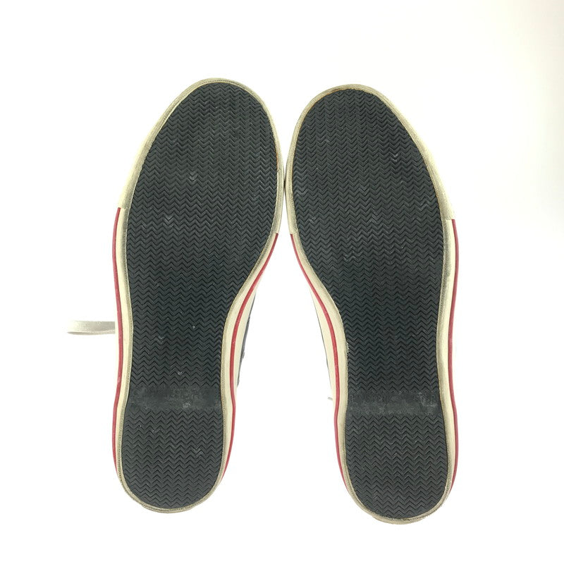 【中古品】【メンズ】 HYSTERIC GLAMOUR ヒステリックグラマー LEATHER HIGH TOP SNEAKERS レザーハイカットスニーカー シューズ 靴 162-250911-yy-09-tag サイズ：8 カラー：ブラック 万代Net店