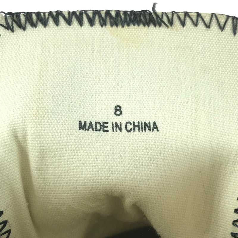 【中古品】【メンズ】 HYSTERIC GLAMOUR ヒステリックグラマー LEATHER HIGH TOP SNEAKERS レザーハイカットスニーカー シューズ 靴 162-250911-yy-09-tag サイズ：8 カラー：ブラック 万代Net店