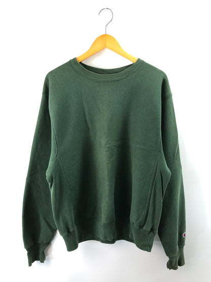 【現状渡し品】【メンズ】 Champion チャンピオン 00's PREMIUM REVERSE CREW NECK SWEATSHIRTS 目無し プレミアム リバースウィーブ スウェットシャツ トップス 146-250908-rt-04-tag サイズ：M カラー：グリーン 万代Net店