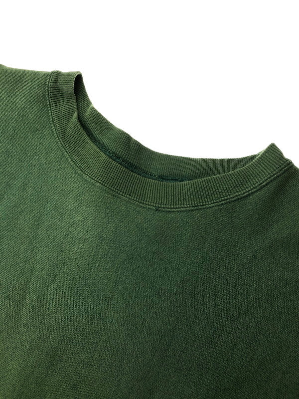 【現状渡し品】【メンズ】 Champion チャンピオン 00's PREMIUM REVERSE CREW NECK SWEATSHIRTS 目無し プレミアム リバースウィーブ スウェットシャツ トップス 146-250908-rt-04-tag サイズ：M カラー：グリーン 万代Net店